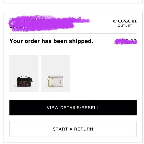 COACH Cosmetic & Make up Case w Cherry Print CDC13 AUTHENTIC New Coach Packaged - Picture 10 of 10